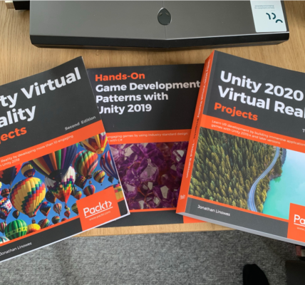 Anbefalede bøger om VR udvikling i Unity første del af 2021
